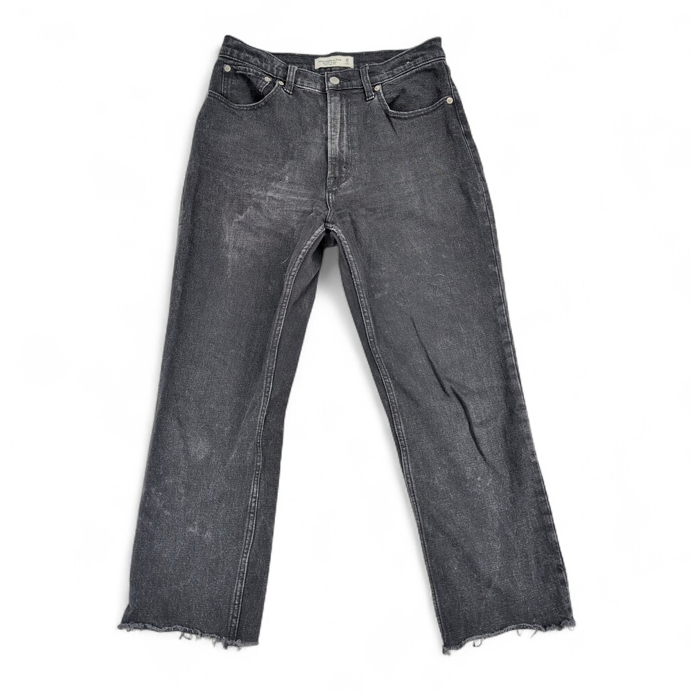 Abercrombie & Fitch Ankle Street Ultra High-Rise Jeans Sz 6 Short